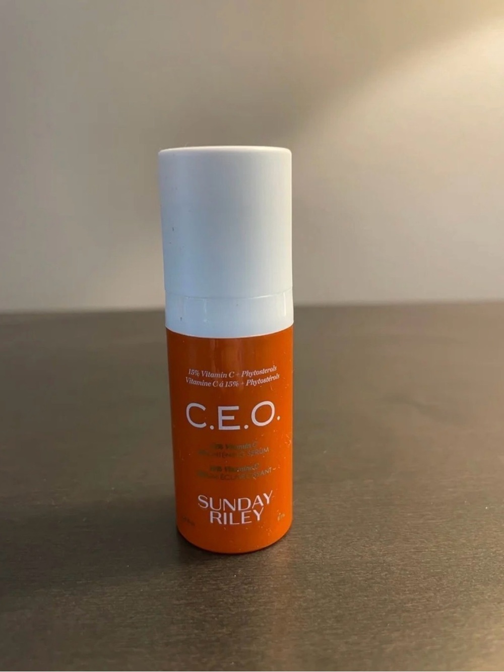 Sunday Riley CEO 15% Vitamin C Brightening Serum .27 oz 8 ml Large Travel Size